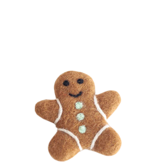 Felt Christmas Decoration - Gingerbread Man