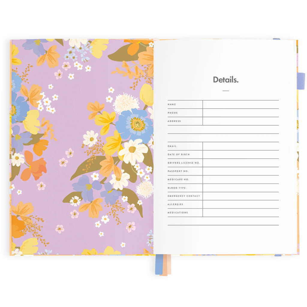 2025 A5 Planner - Botanika Peach