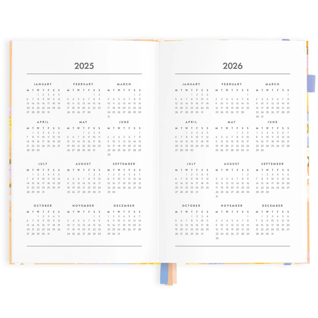 2025 A5 Planner - Botanika Peach