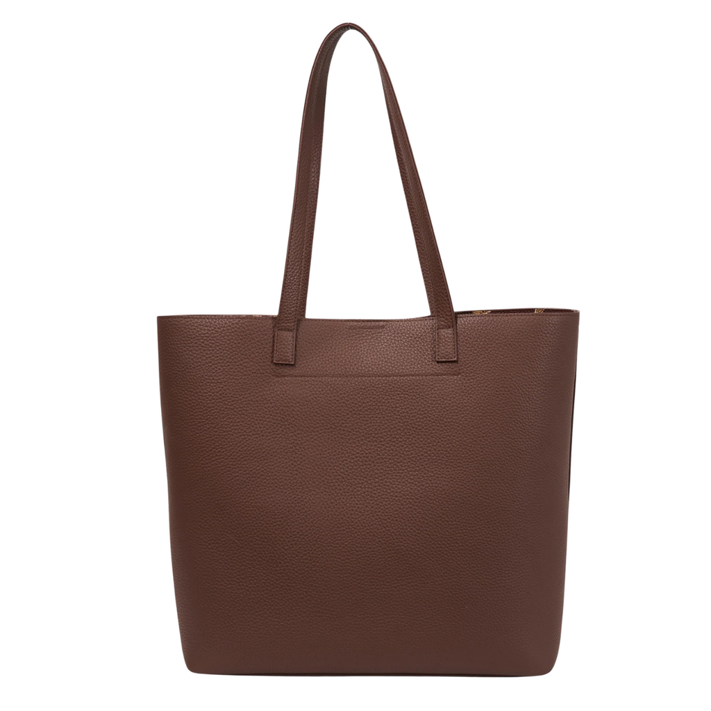 Carter Tote - Umber and Umber Chain Print
