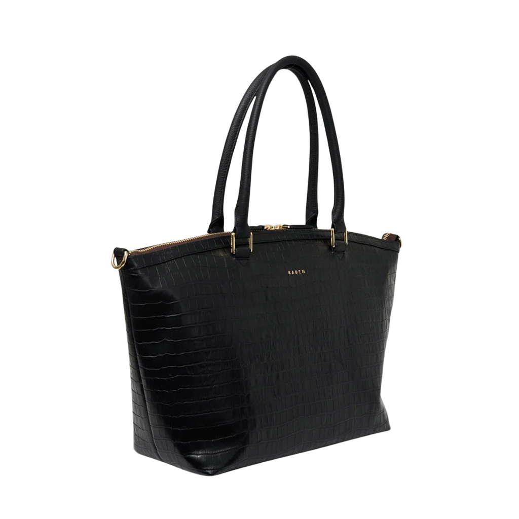 Milan Carry-All - Black Croc