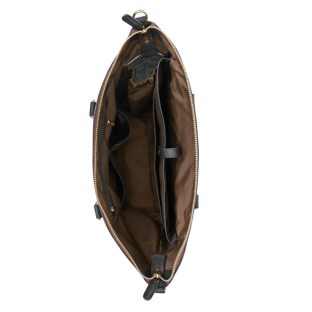 Milan Carry-All - Black Croc