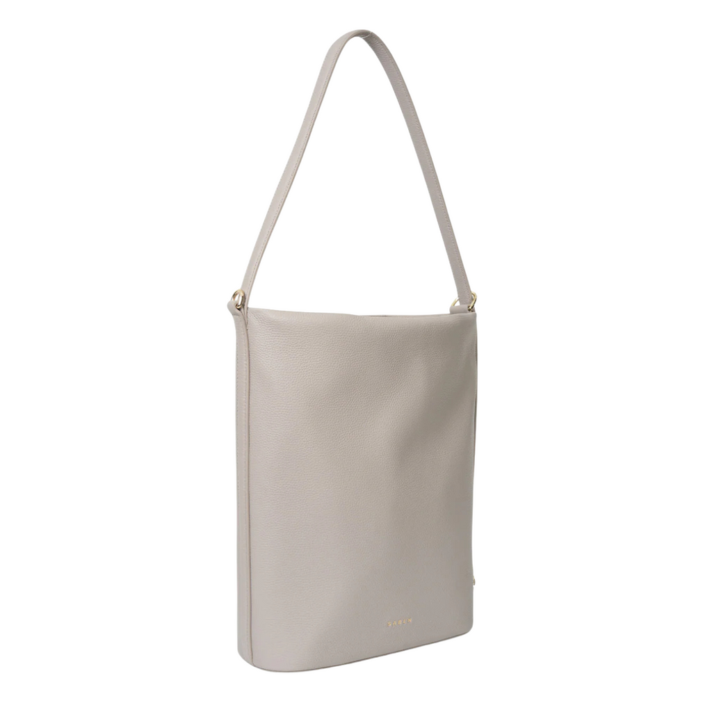 June Shoulder Bag - Dove Pebble