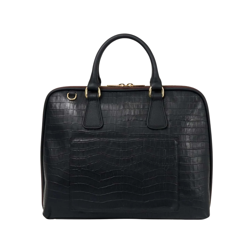 Parker Briefcase - Black Croc