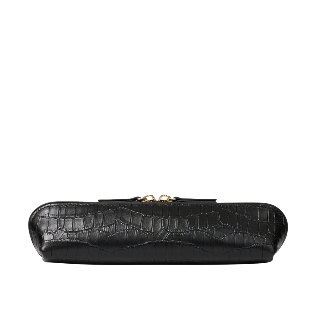 Tali Pencil Case - Black Croc