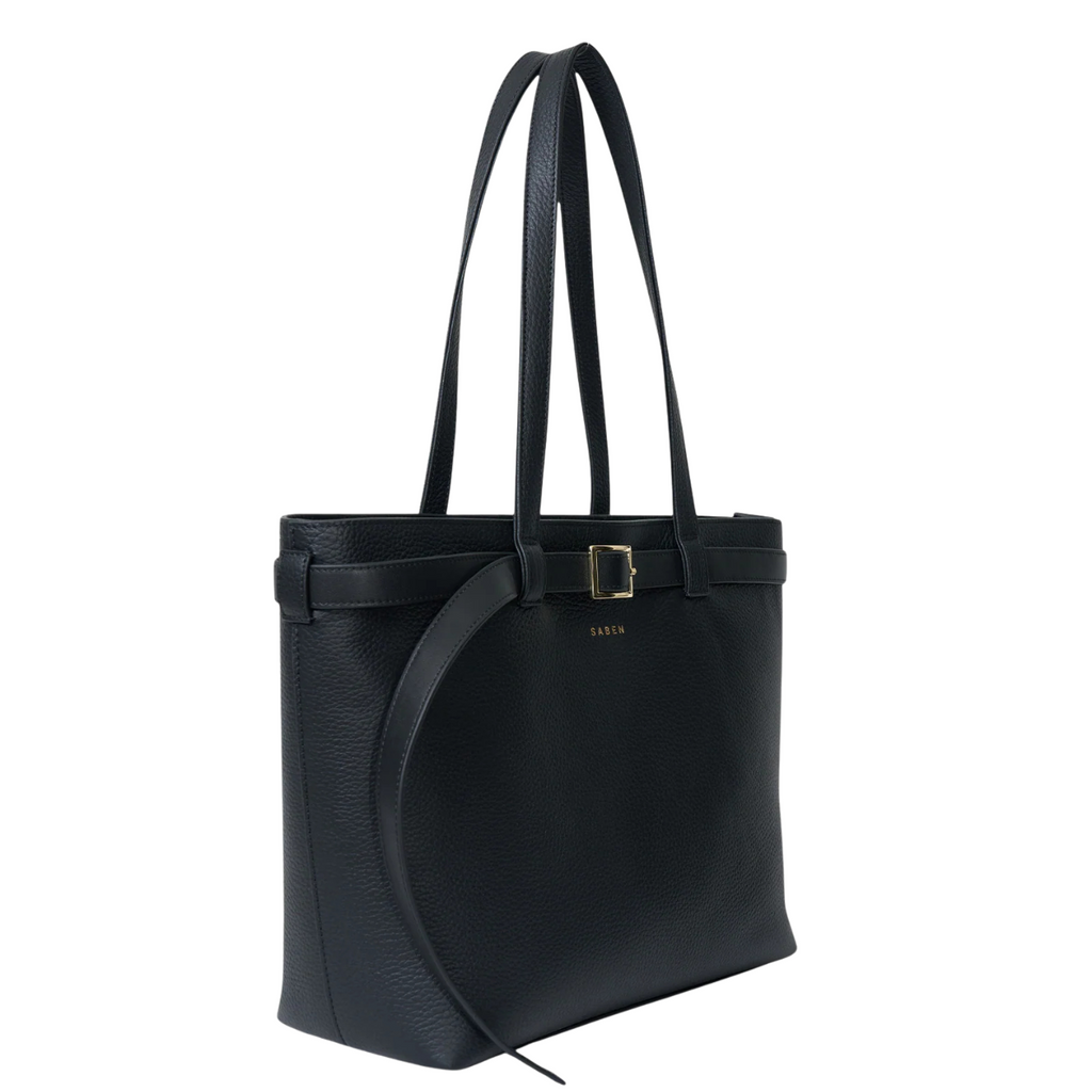 Tabby Shoulder Bag - Black and Bronze