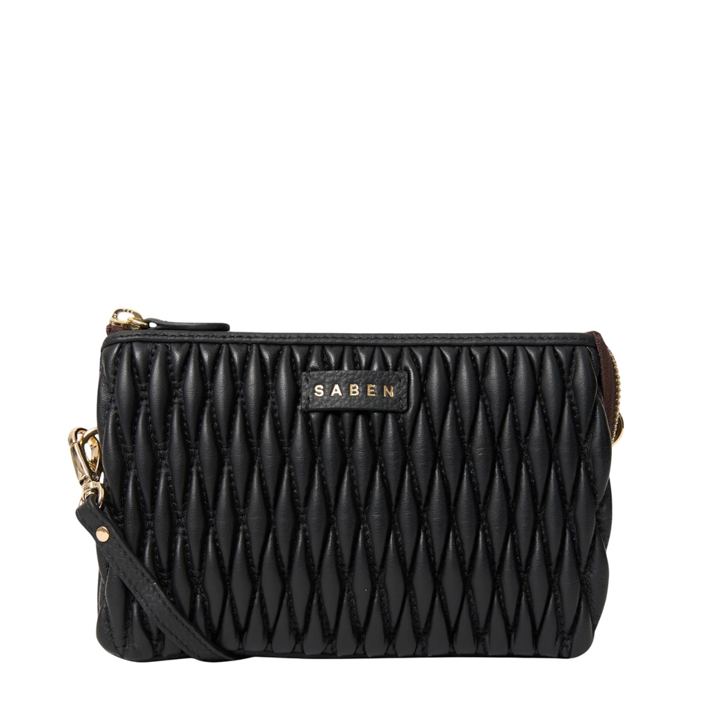 Tilly Crossbody - Black Diamond Quilt