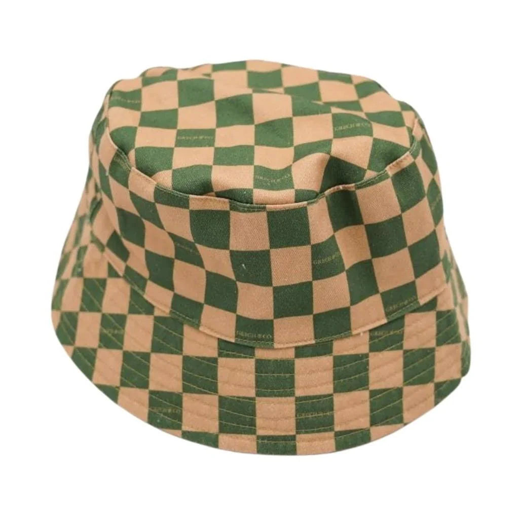 Reversible Bucket Hat - Checks & Stripes