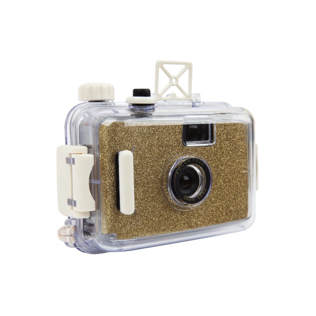 Underwater Camera - Glitter Gold