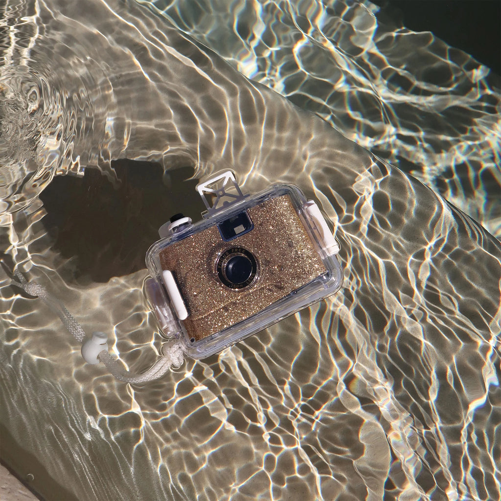 Underwater Camera - Glitter Gold