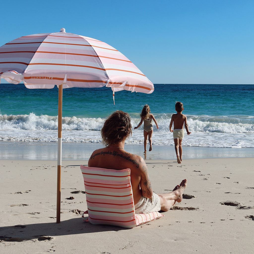 Beach Umbrella - Strawberry Sorbet