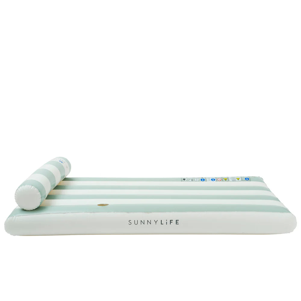 Luxe Lilo - Green/White