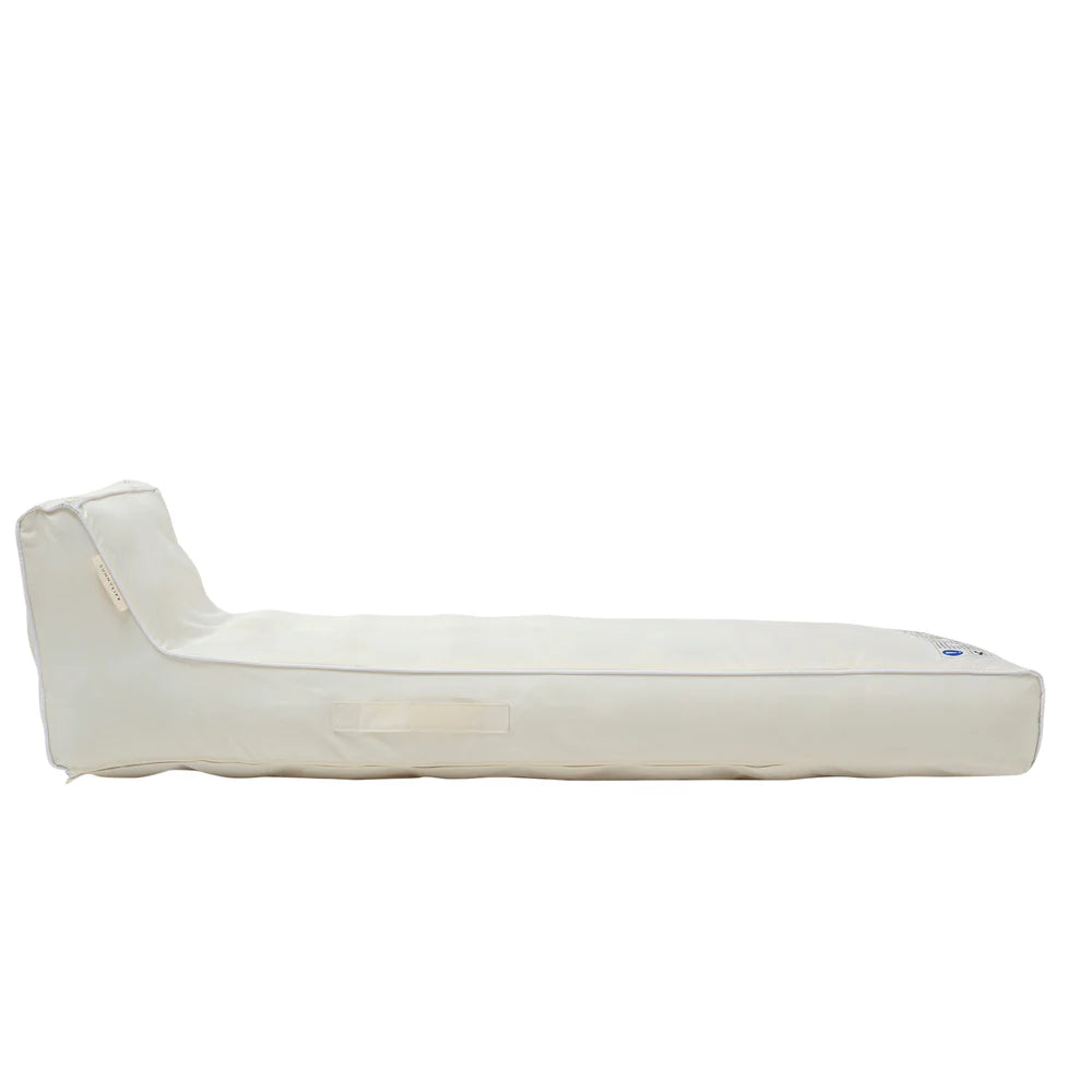 Luxe Lie-On Lounger - Casa Blanca - White