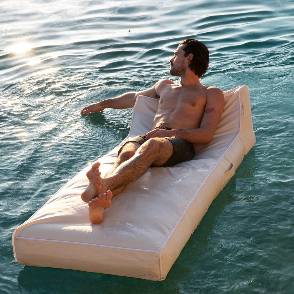 Luxe Lie-On Lounger - Casa Blanca - White
