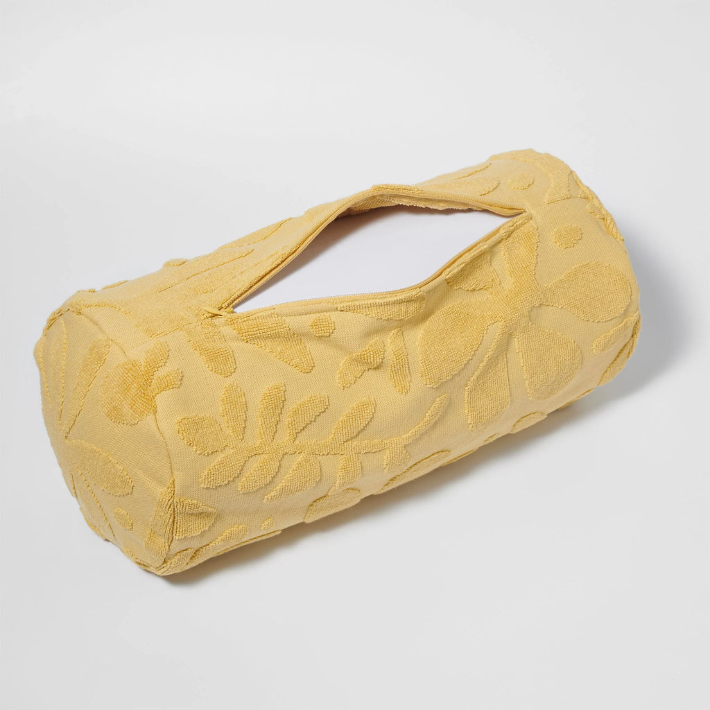 Inflatable Beach Pillow - Mango Bay Golden Mustard