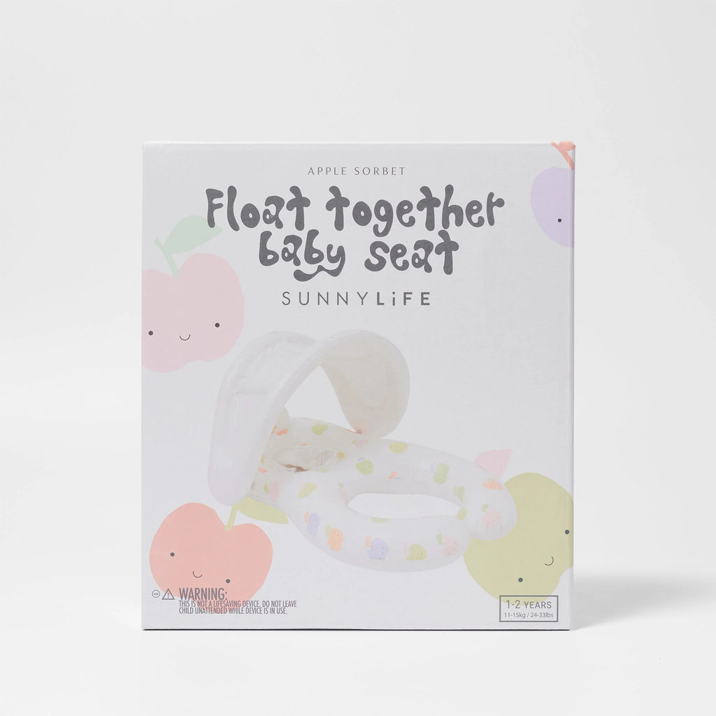 Float Together Baby Seat - Apple Sorbet Multi