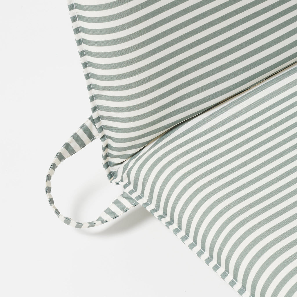 Folding Seat - The Vacay Olive Stripe