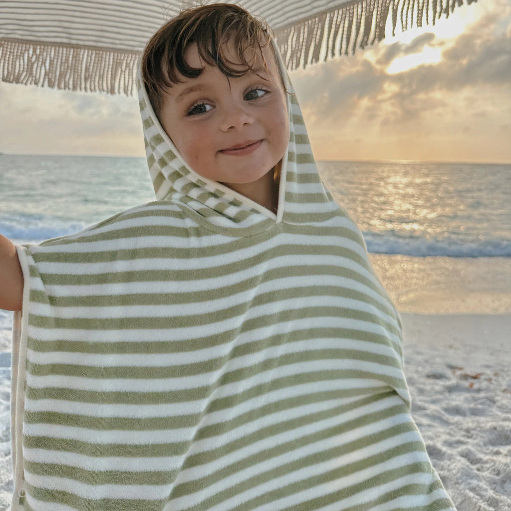 Kids Character Hooded Towel - Into the Wild Khaki