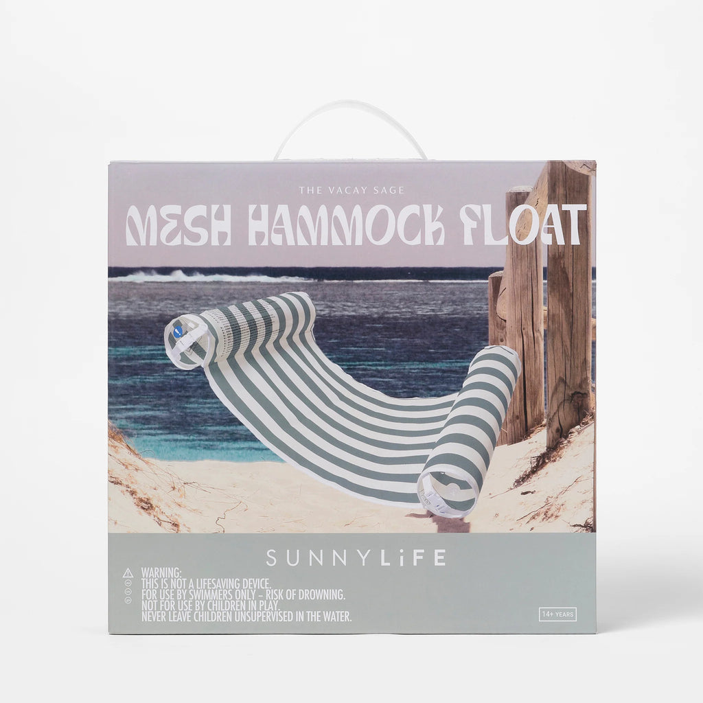 Mesh Hammock Float - Vacay Olive