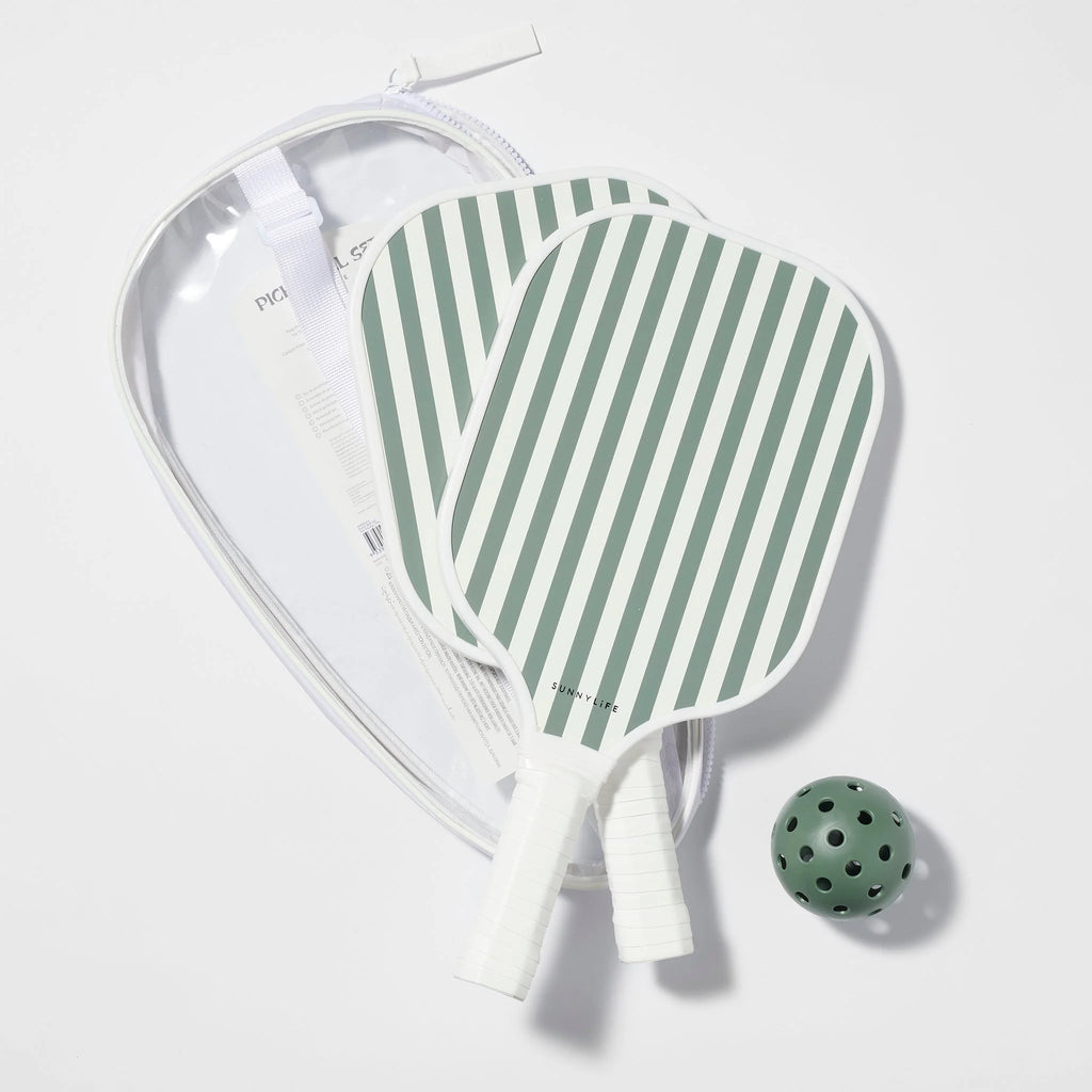 Pickle Ball Set - The Vacay Olive