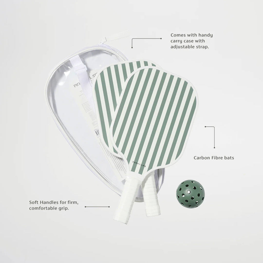 Pickle Ball Set - The Vacay Olive