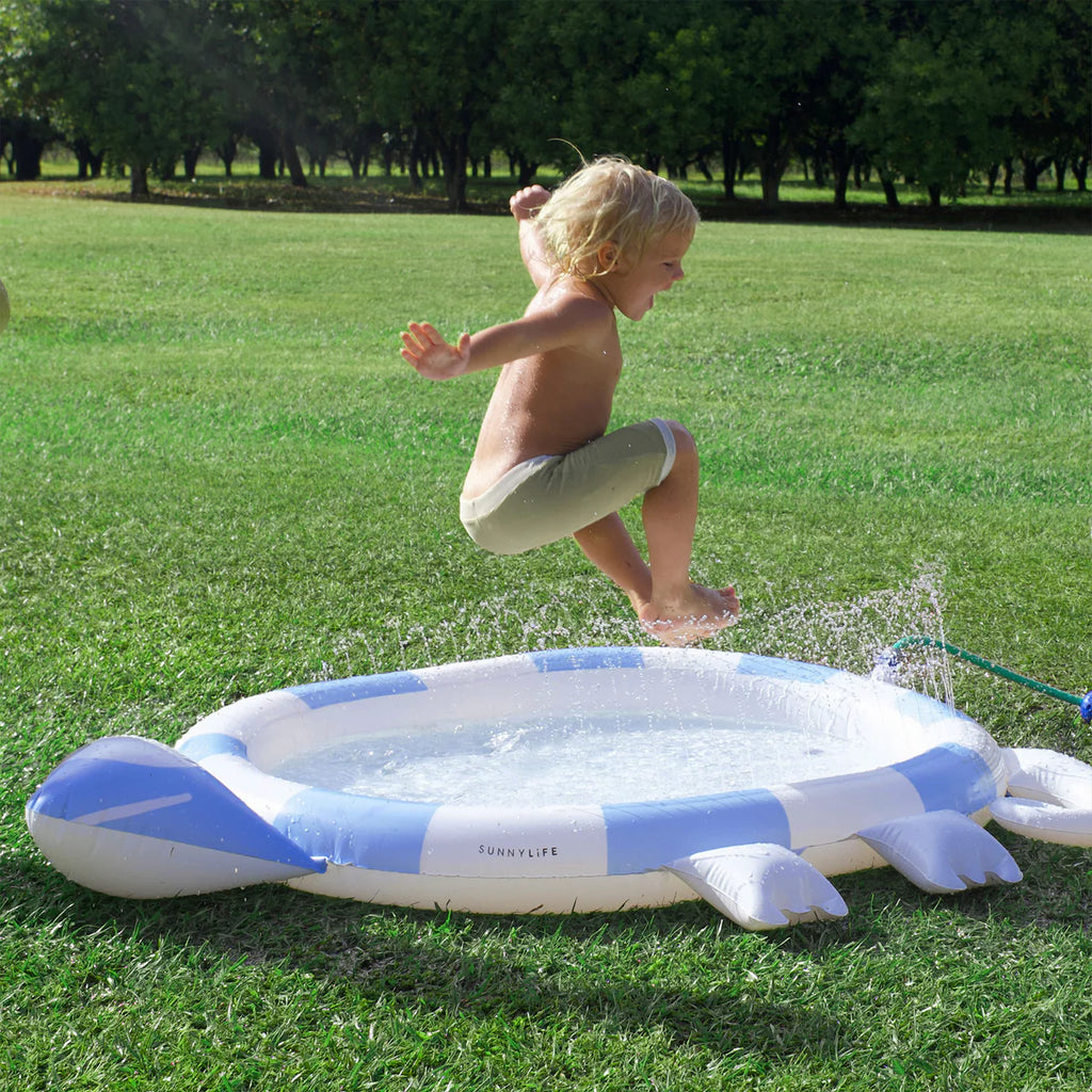 Kids Sprinkler Mat - Into The Wild - Blue