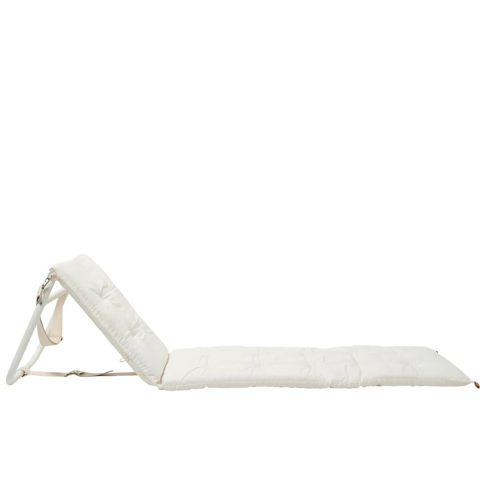 Reclining Beach Chair - Cream