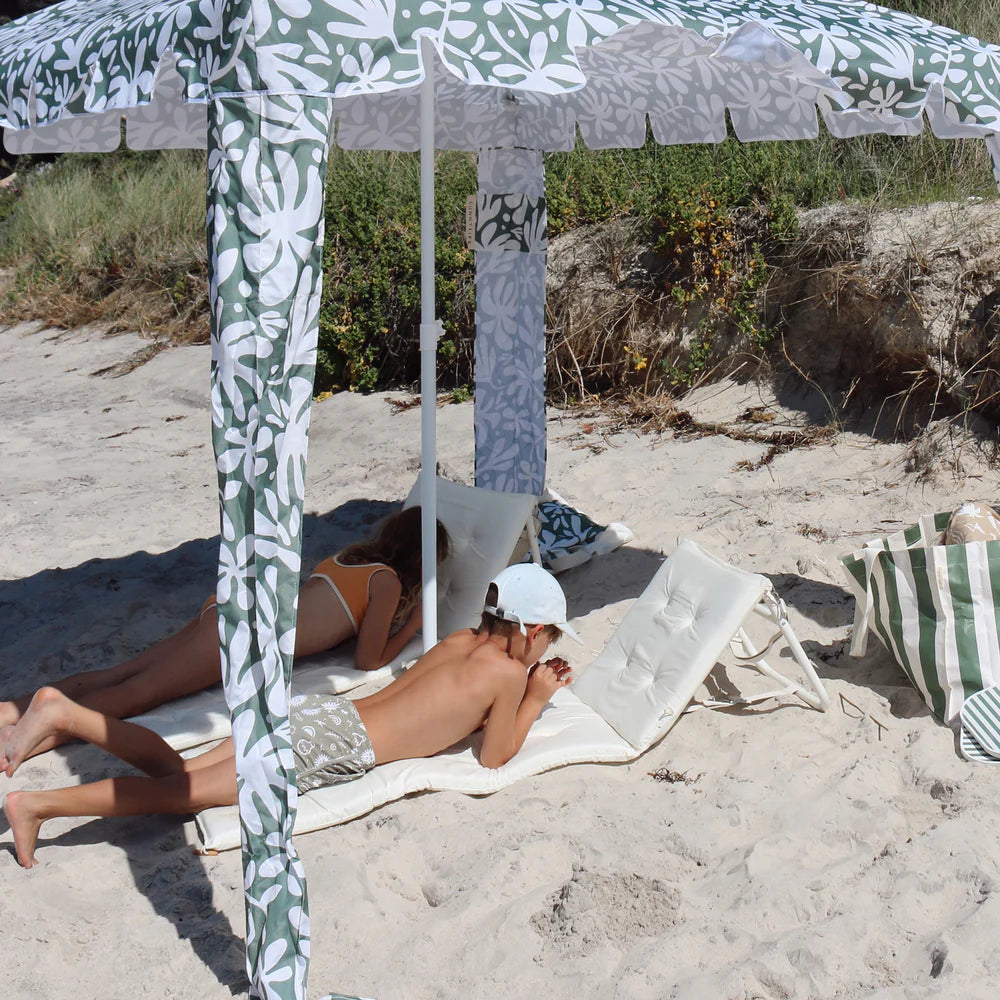Reclining Beach Chair - Cream