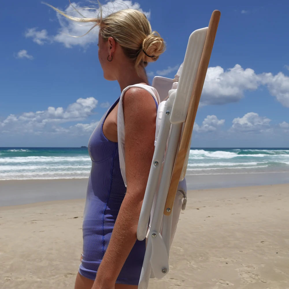 Deluxe Beach Chair - Cream