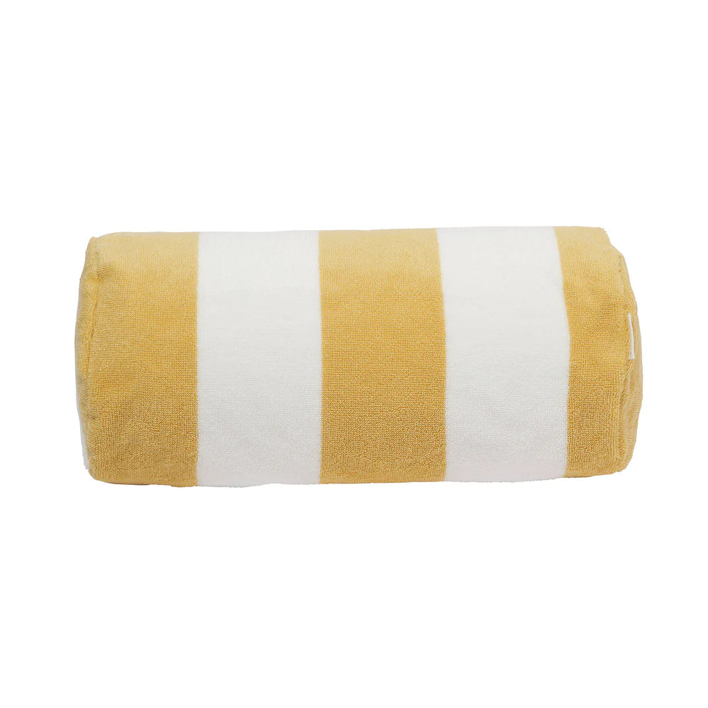Beach Pillow - Butternut Stripe