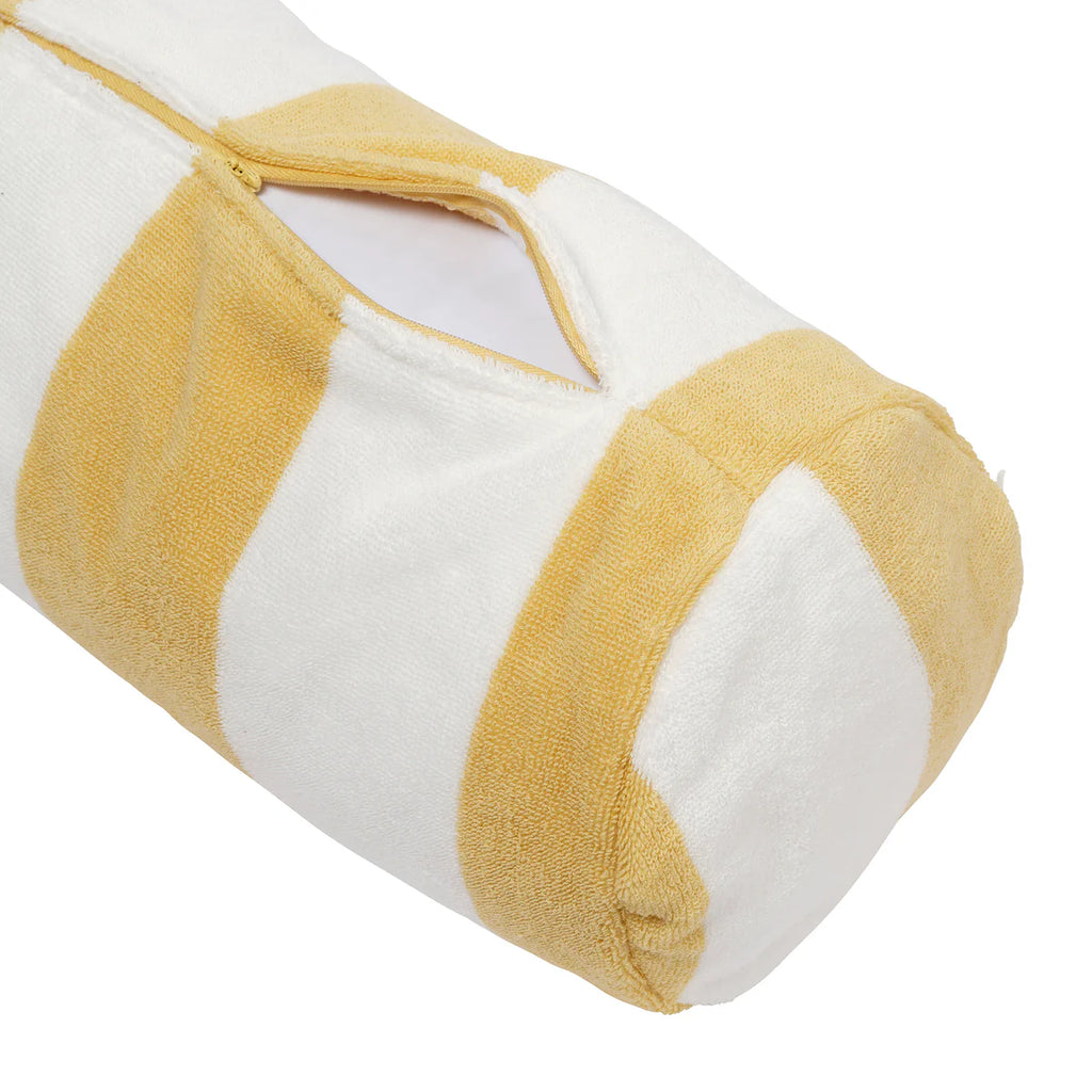 Beach Pillow - Butternut Stripe