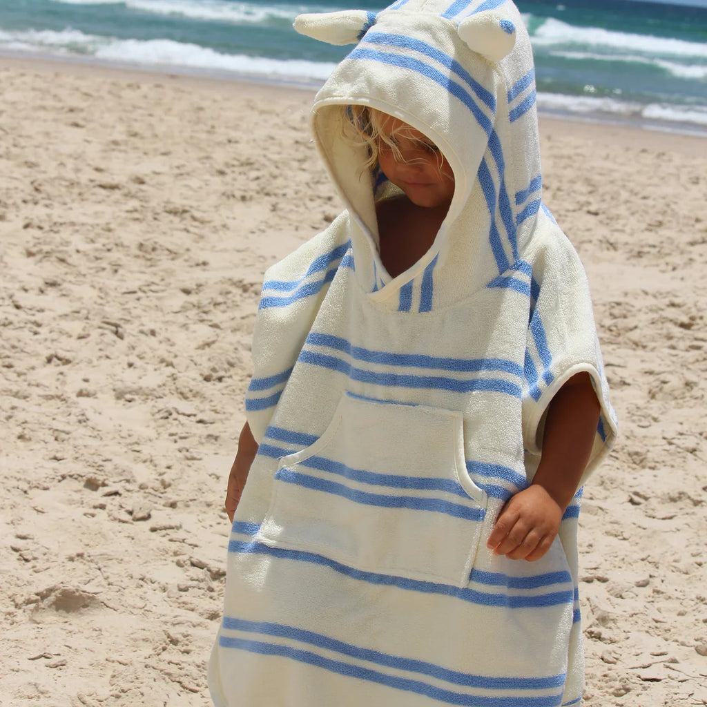 Kids Hooded Towel - Sammy The Seagull
