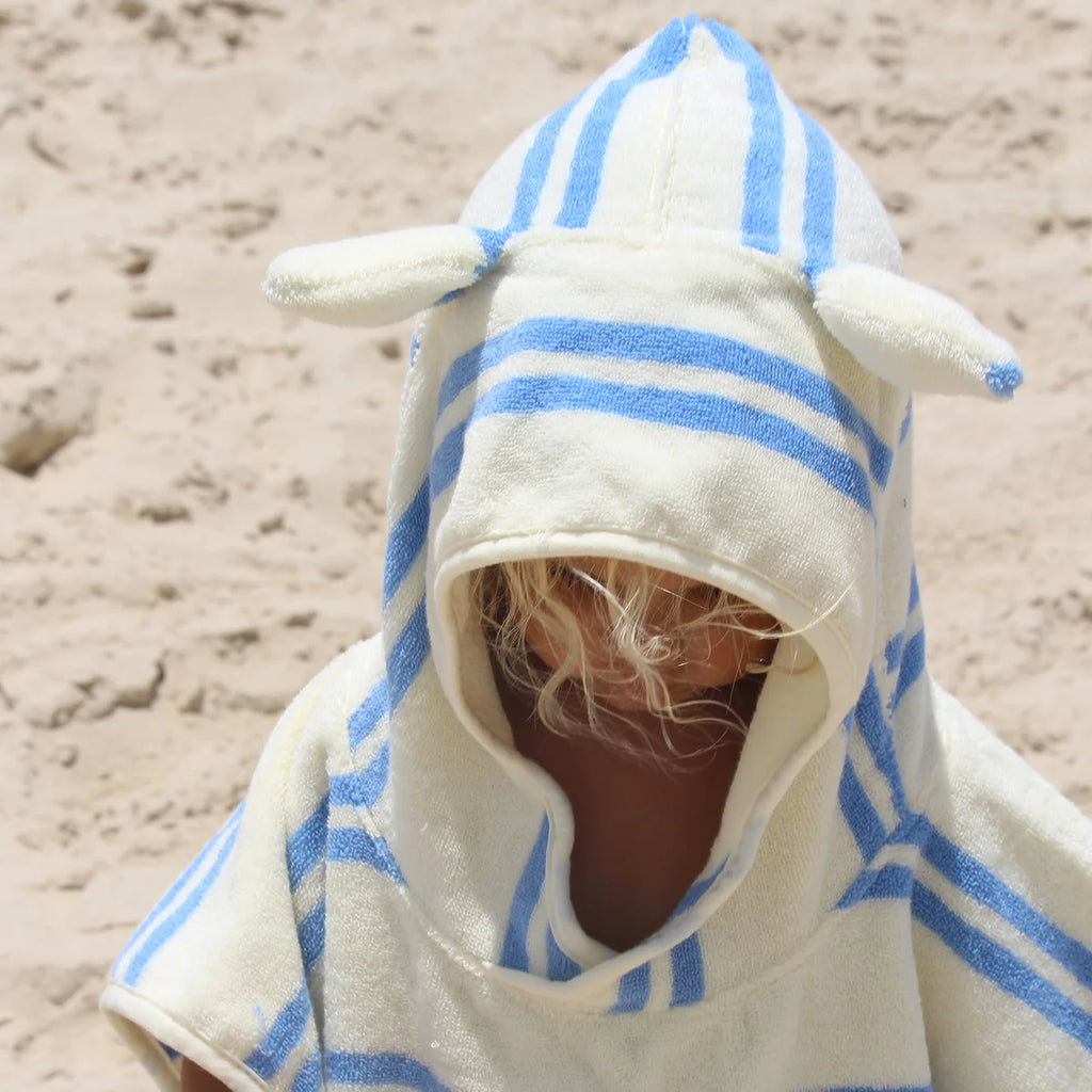 Kids Hooded Towel - Sammy The Seagull