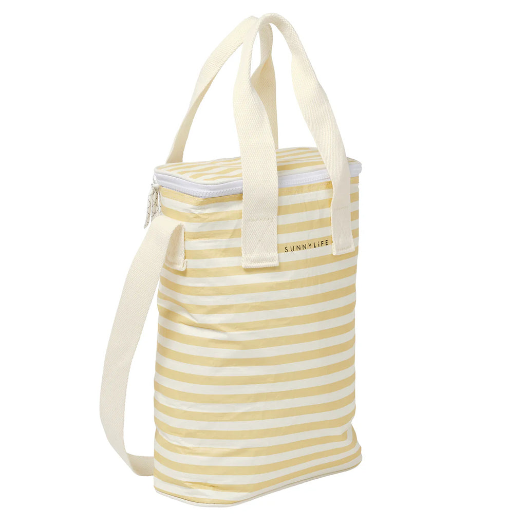 Light Cooler Drinks Bag - Butternut Stripe