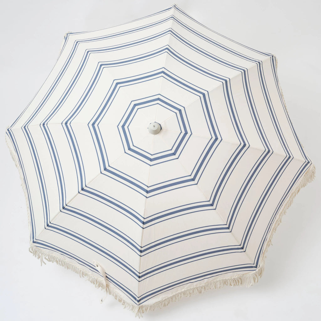 The Resort Luxe Beach Umbrella - Coastal Blue