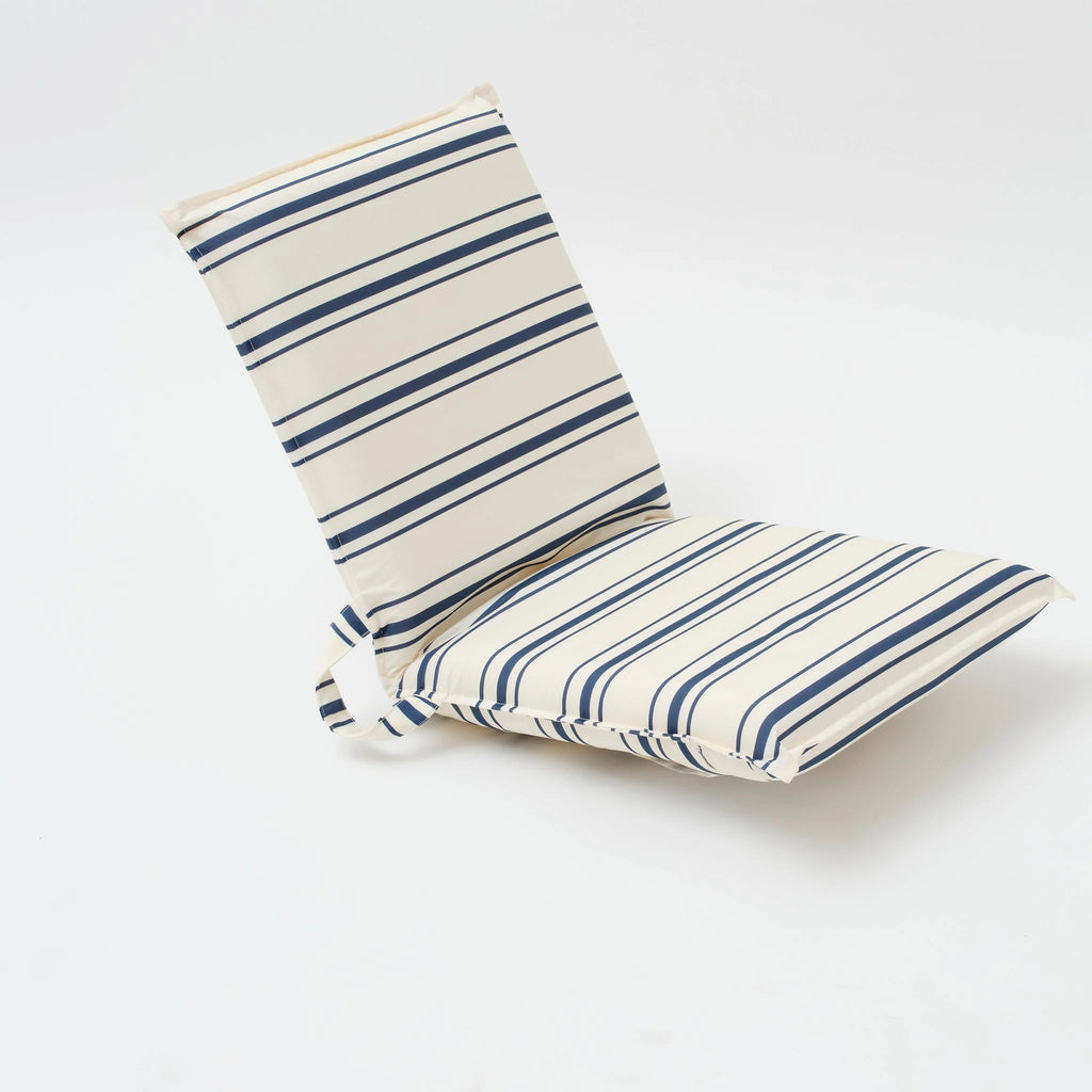 The Resort Lean Back Beach Chair - Coastal Blue