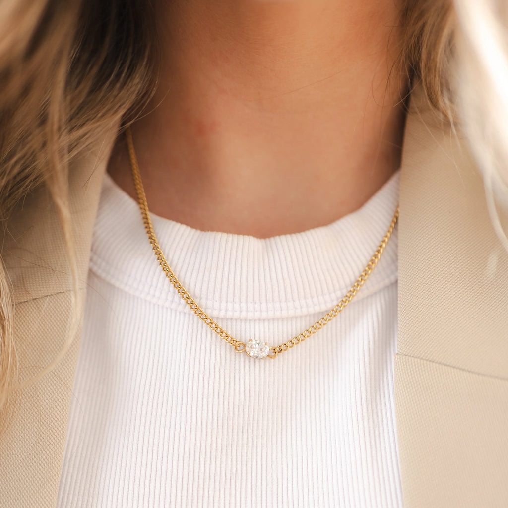 Cleo Necklace Stainless Steel - Gold