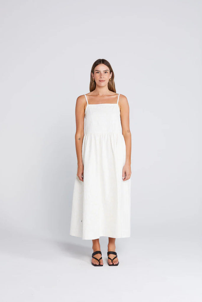 Ziggle Dress - Creamy Daisy