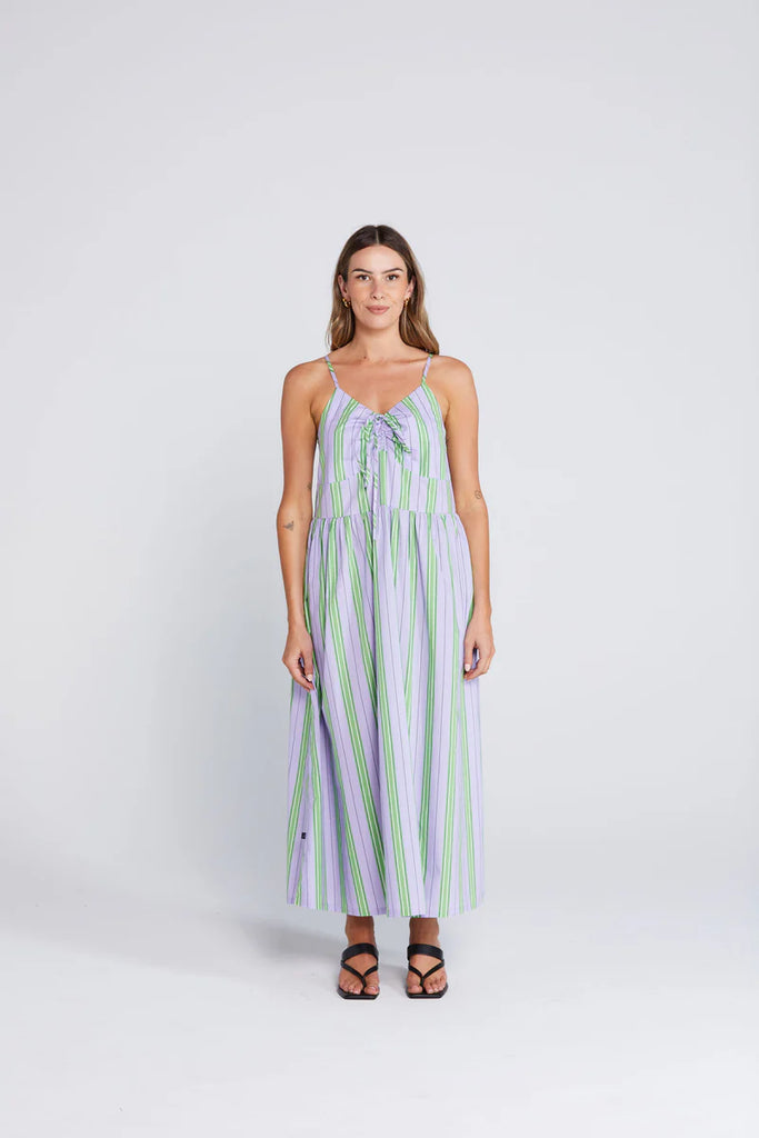 Zinnia Dress - Royal Fern