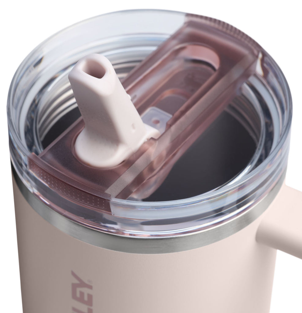 30oz Quencher Pro Tour Flip Straw Tumbler - Rose Quartz