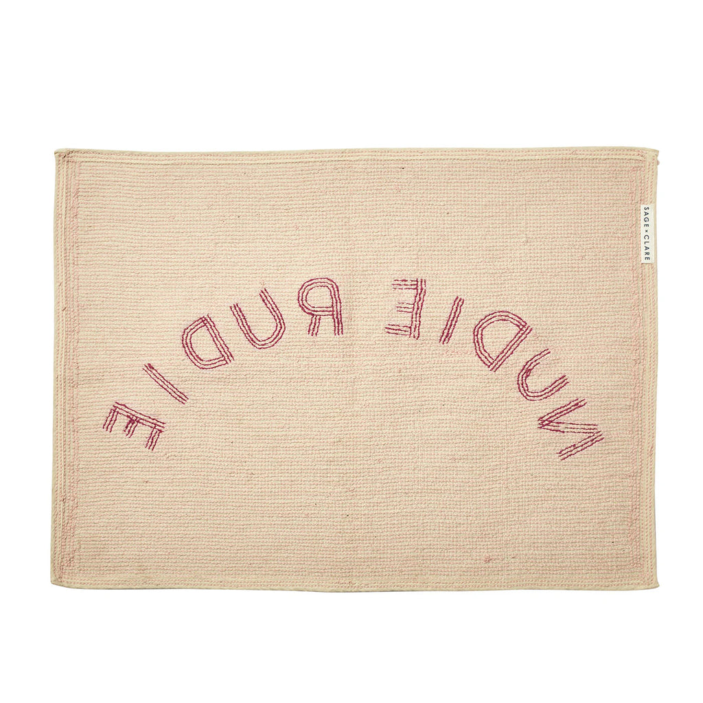 Tula Nudie Bath Mat - Blush