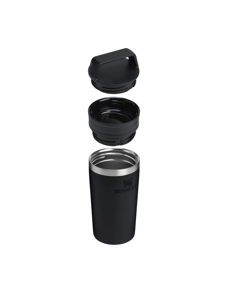 12oz Cafe to Go Travel Mug - Black