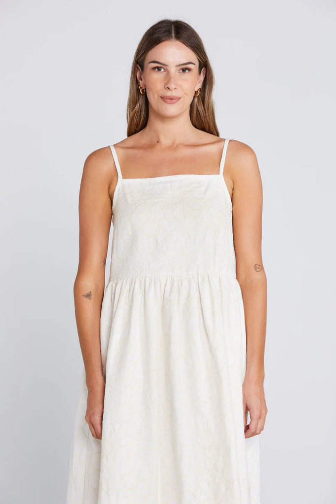 Ziggle Dress - Creamy Daisy