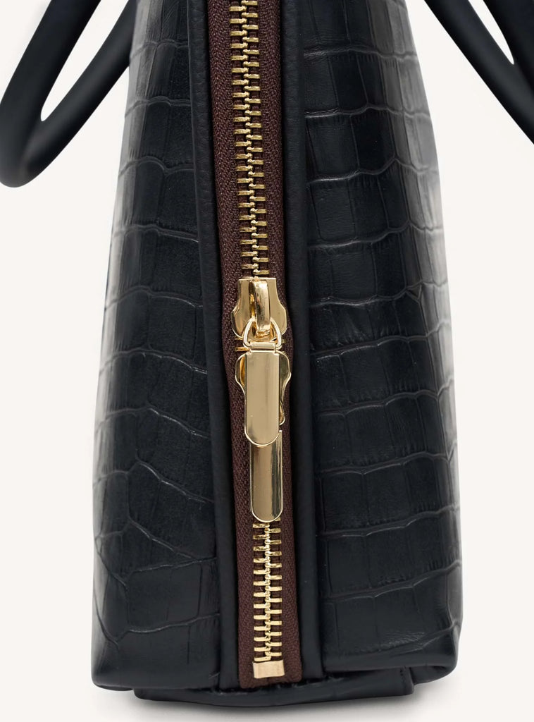 Parker Briefcase - Black Croc