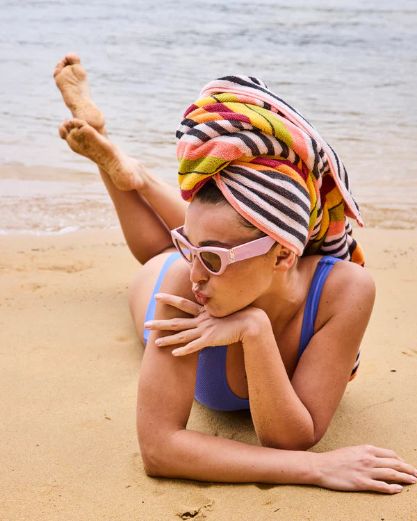 Terry Beach Towel - Casablanca