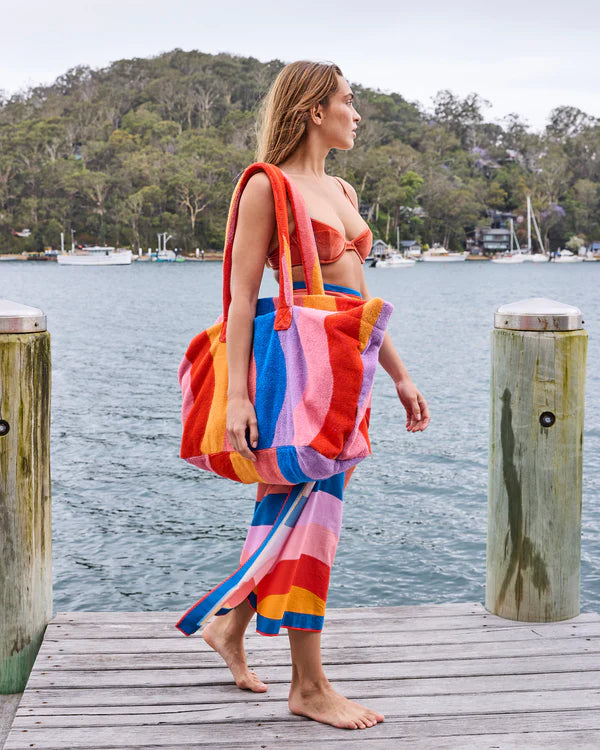 Terry Oversized Beach Bag - Surfs Up