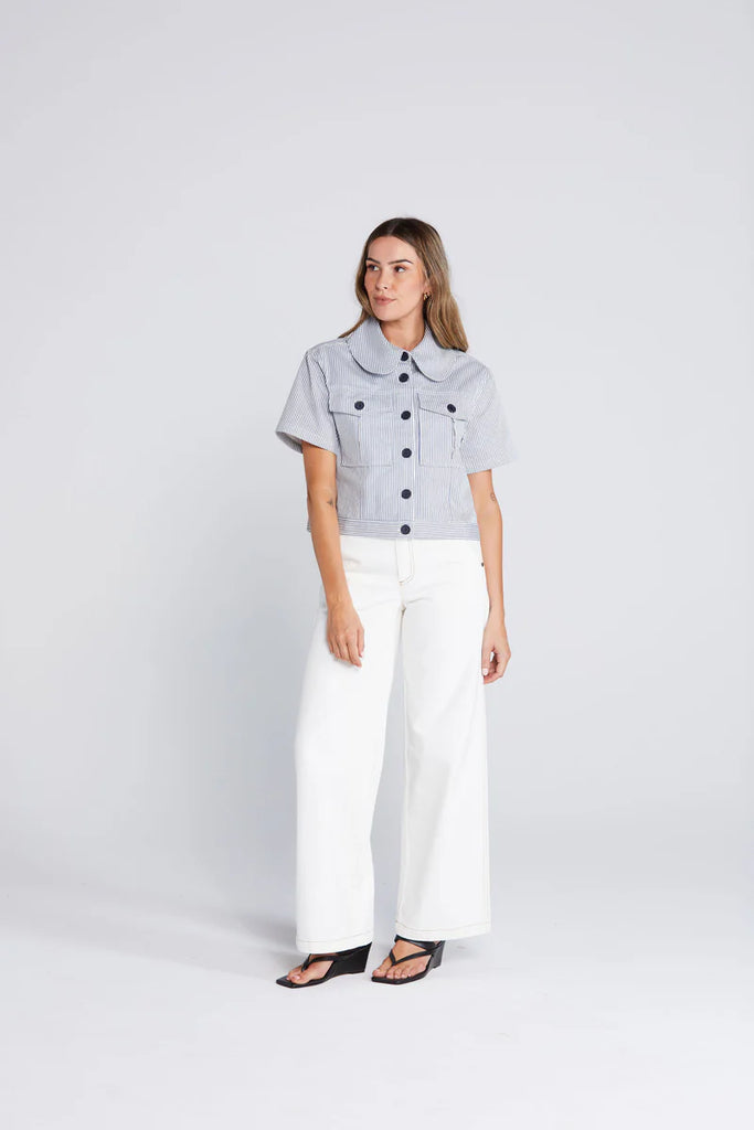Zephrya Top - Seaside Stripe