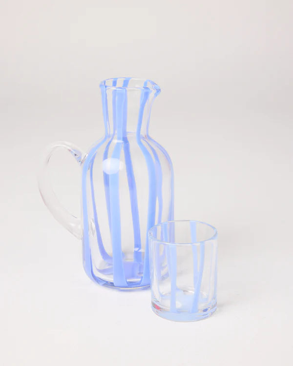 Tumbler Glass - Ahoy Stripe