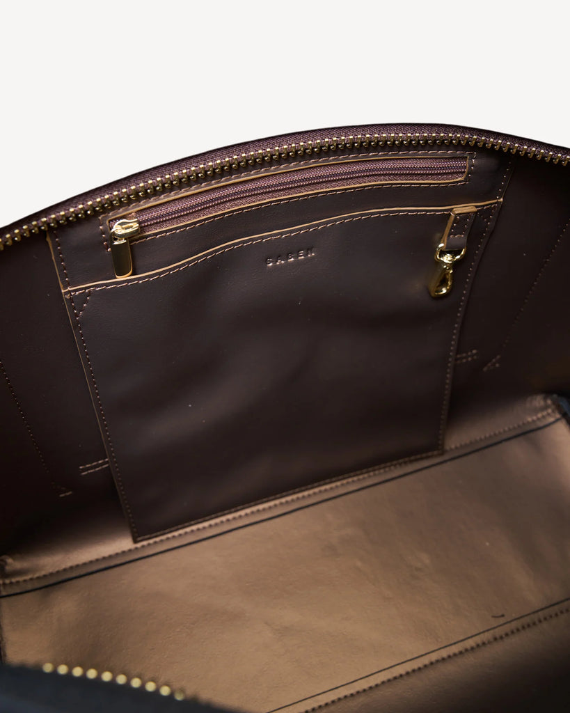 Tabby Shoulder Bag - Black and Bronze