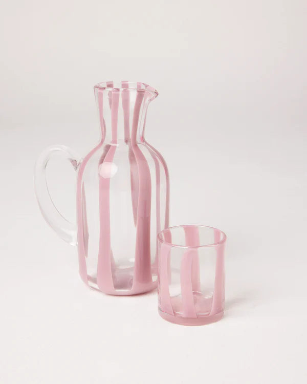 Tumbler Glass - Oink Stripe